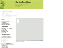 Tablet Screenshot of martina-buschhaus.de